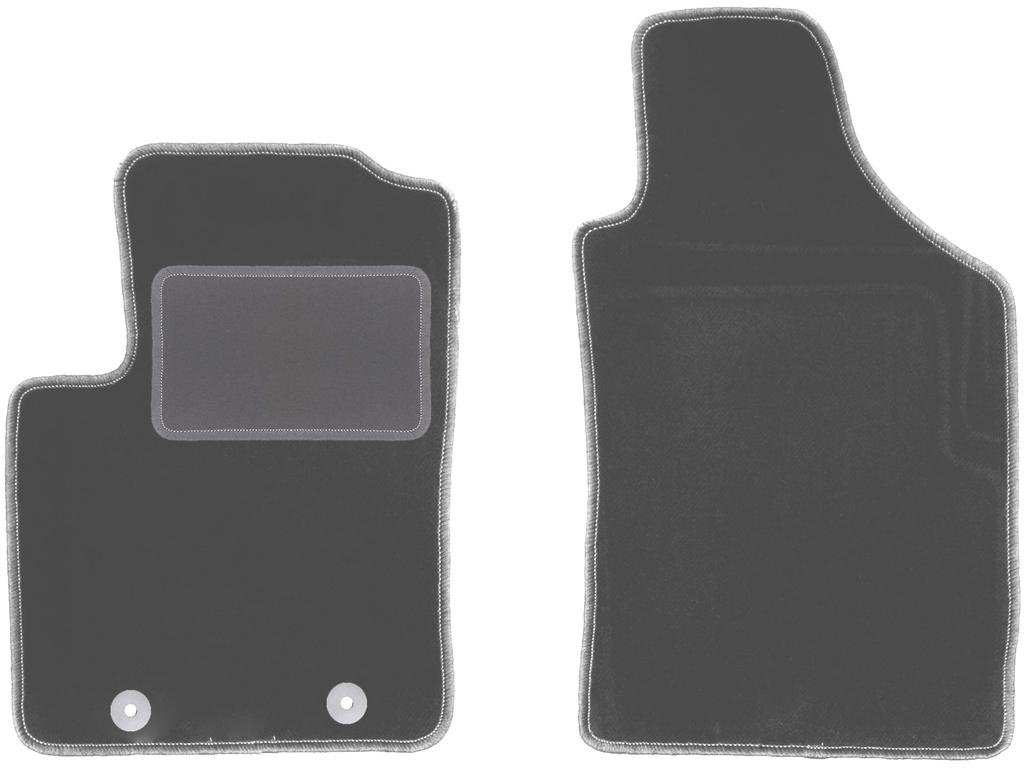 Vordere Automatten: Fiat 500 Cabriolet, Schrägheck (2007-2013)