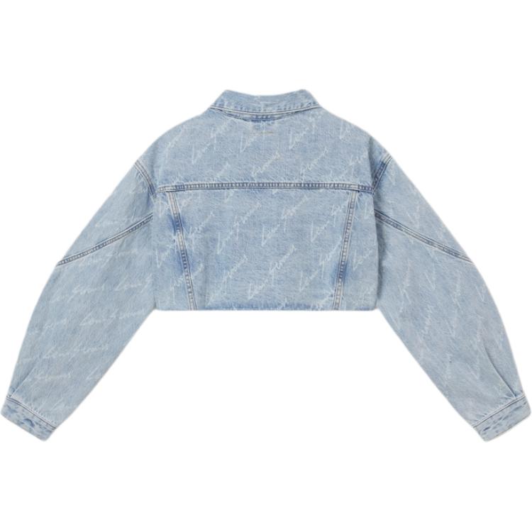 Levis Loose Casual Comfortable Short Sleeve Denim Jacket Women Jackets Light-Blue 003SY-0001