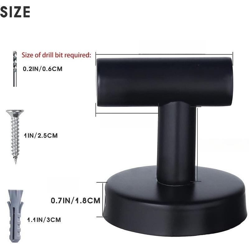4 set gancio per asciugamani da bagno, appendiabiti da cucina, appendiporta resistente, per asciugamani accappatoi armadietti (devono essere forati e installati)