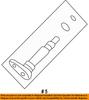 HONDA Genuine Parts Valve ASSY. PCV Part Number 17130-RCA-A02