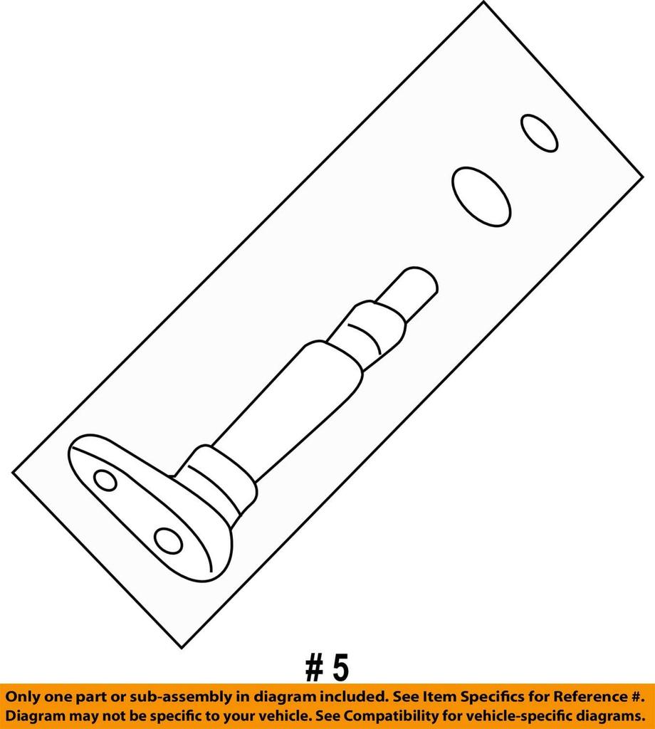 HONDA Genuine Parts Valve ASSY. PCV Part Number 17130-RCA-A02