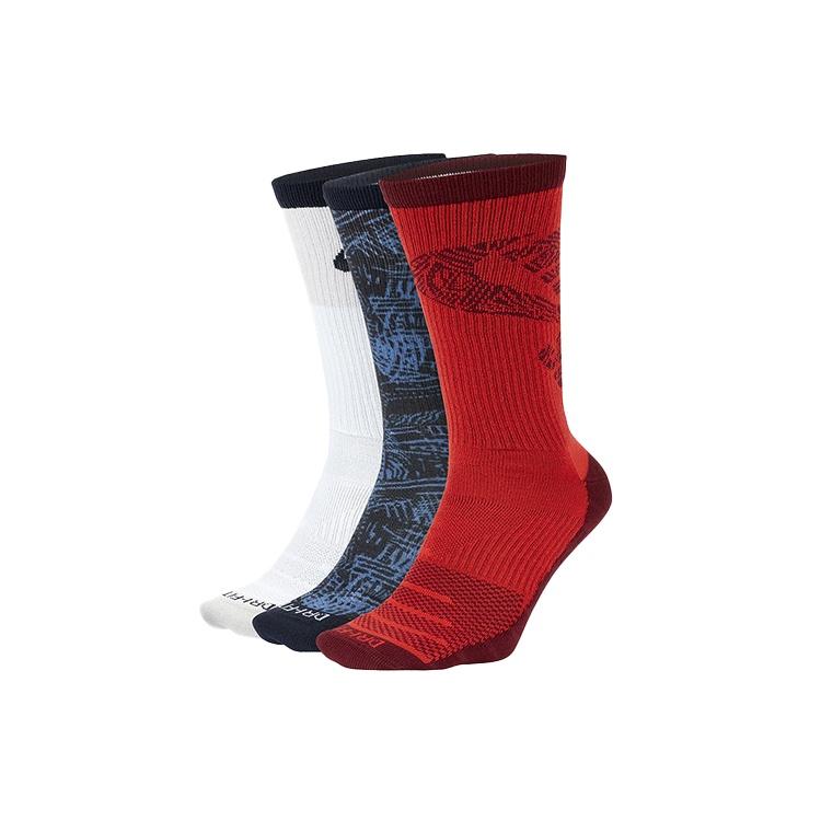Nike Sports Breathable Running Contrasting Colors 1 3 Pairs Socks Men s CK6570-902 M
