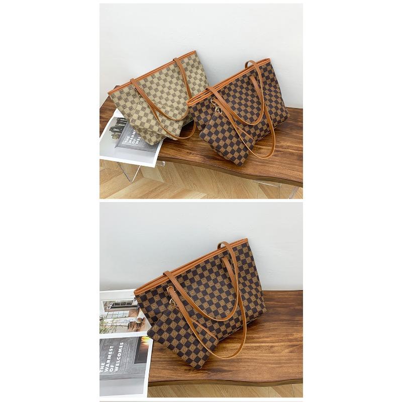 Borsa a mano scozzese vintage, Borsa da donna, Borsa a spalla di grande capacità