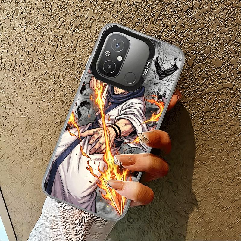 Anime Ryomen Sukuna JUJUSU Soft Phone Case for Xiaomi Redmi 15C 15 14C 13C 12C Poco X5 X6 X7 Pro X3 F8 F7 Ultra M8 13 12 Cover B