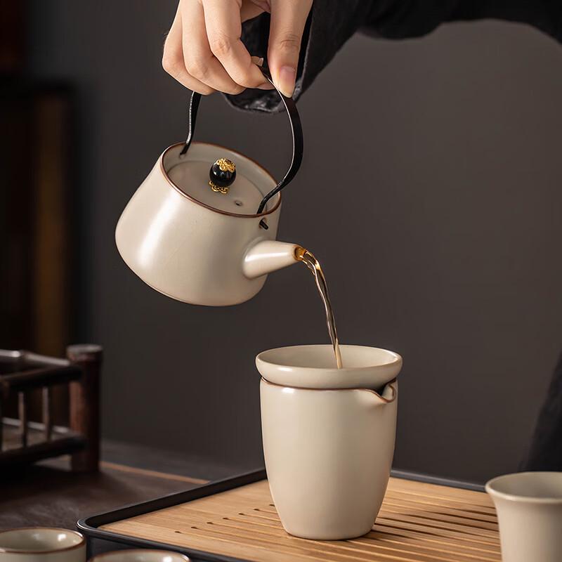 Ru Kiln Ceramic Kung Fu Tea Set