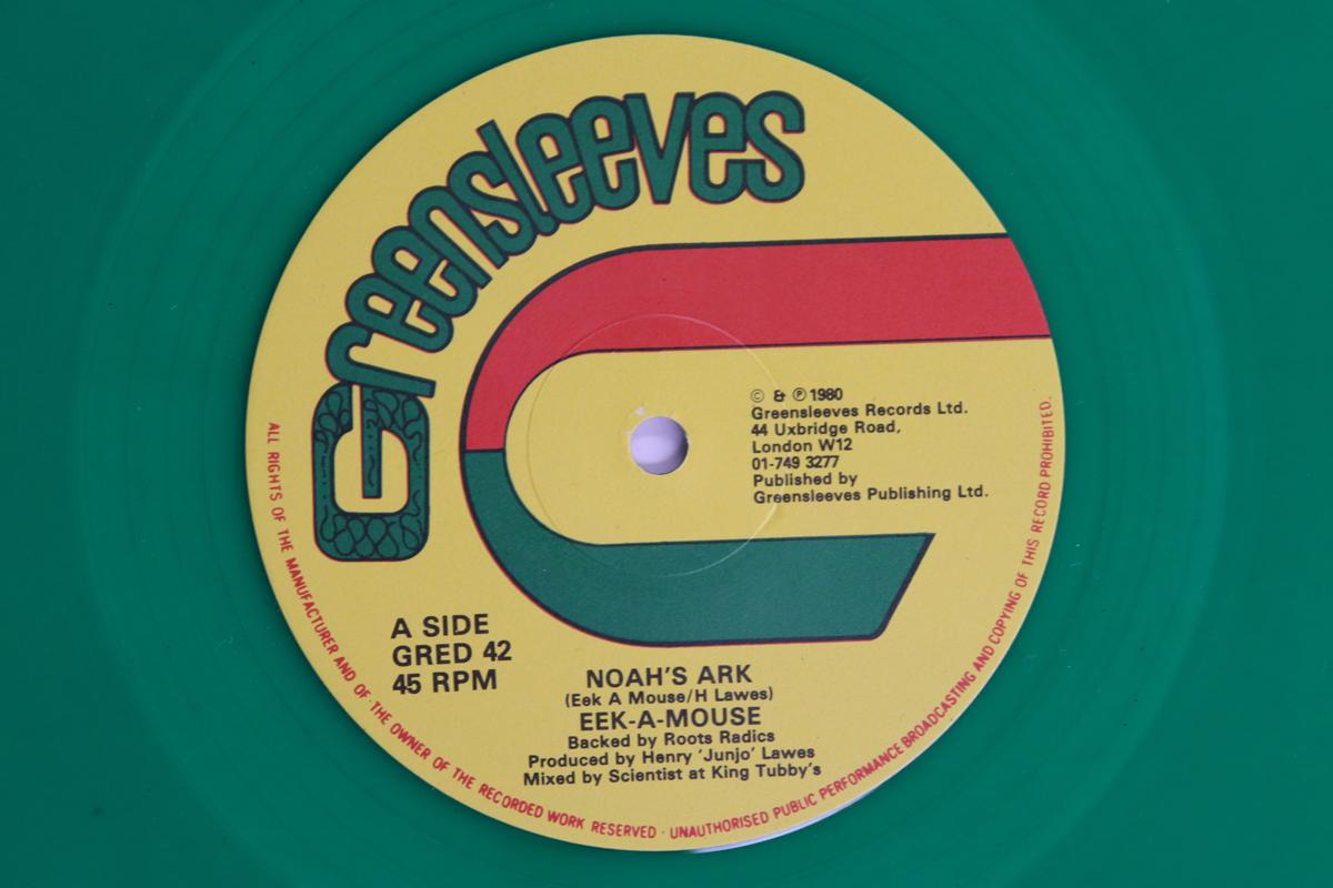 

12inch Record EEKAMOUSE FLICK WILSON Noahs Ark My Lady GRED42 GREENSLEEVES RE 1980 UK Reggae Ska Dub Used