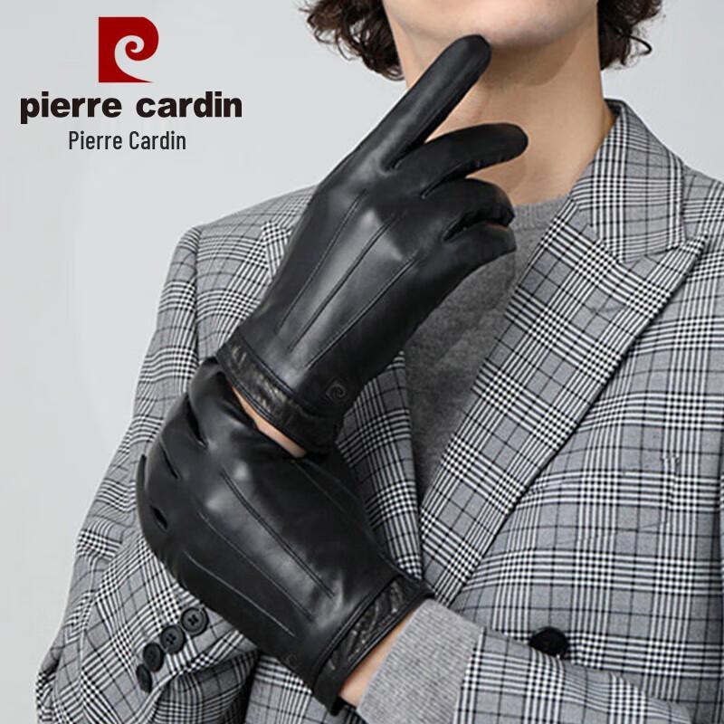 

Мужские зимние перчатки из козлиной кожи Pierre Cardin с сенсорным экраном L