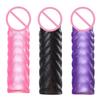 Reusable Cock Ring Condom For Men Silicone Penile Extension Sleeve Delay Ejaculation Stronger Erection Sex Toy Adult Toys