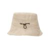 Sombrero de Pescador de Algodón y Lino para Mujer, Verano, Exterior, Protección Solar, Transpirable, Sombrilla, Sombrero de Pescador, Sombrero de Sol