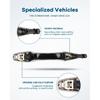 LUJUNTEC Exterior Rear Driver Left Passenger Right Side Door Handle Replacement for 2008-2012 for Infiniti for EX35,2013 for Infiniti for EX37 Chrome