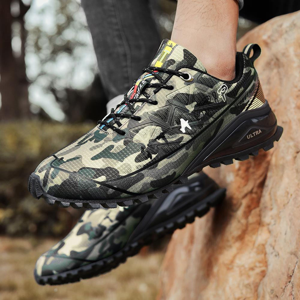 Herrskor Trailrunning Sneakers Casual Mode Skor För Herr Utomhus Halkfria Vandringsskor Gående Vandring Cross-Training Skor