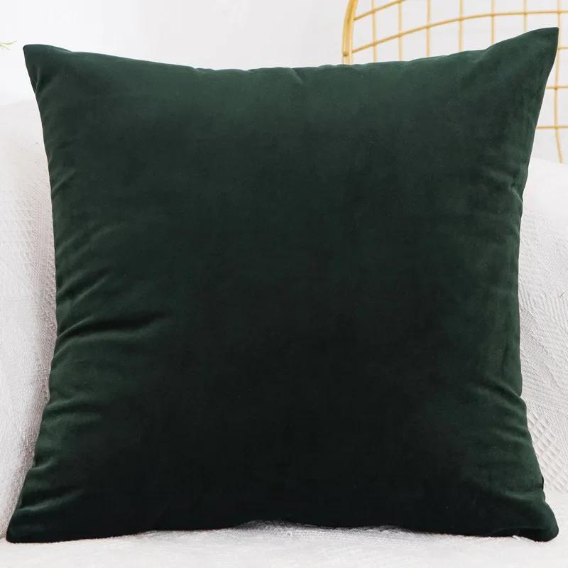 Velvet Throw Pillow Cover Decorative Square Cushion Case for Sofa Bedroom 40x40/45x45/50x50/30x50/55x55/60x60cm Pillowcase