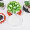 3Pcs Round Drip Trays Plant Saucer Garden Durable Flower Pot Indoor Outdoor Heavy Duty Plastic Tray Saucers Home Decor