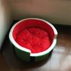 Cartoon Watermelon Shaped Kennel House for Cats Puppies Warm Dog Bed Mat Sofa Pet Cat Bed for Dogs Fruit Bed