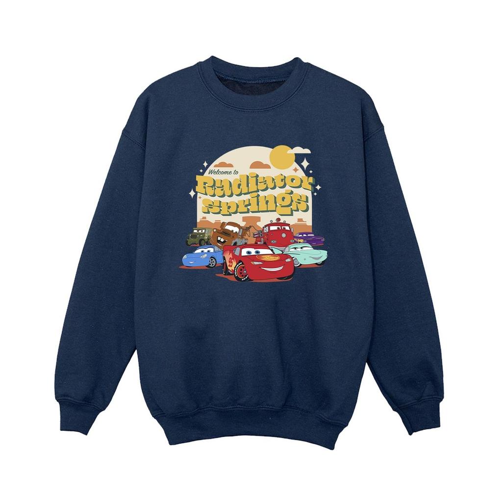 Disney Boys Cars Radiator Springs Group Sweatshirt