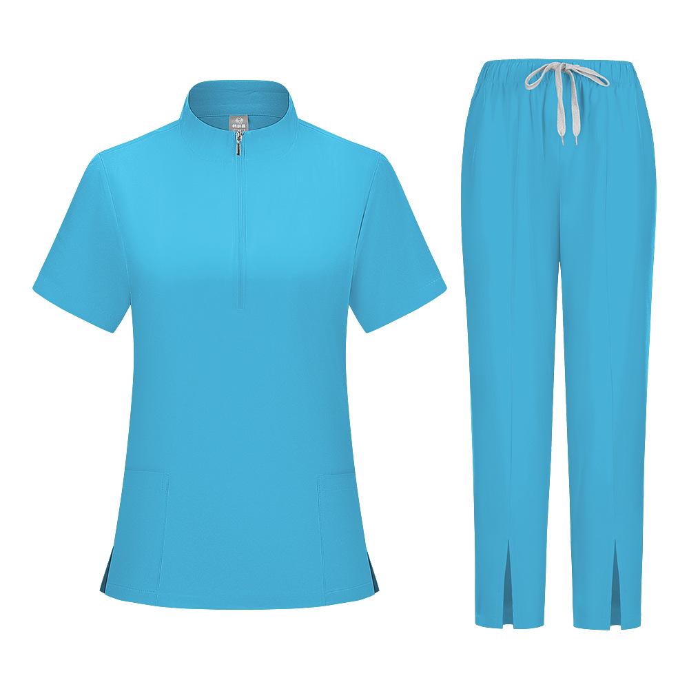 HZMoni Unisex Quick-Dry Dental Uniform Set - Long Pants