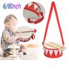 Percussion Instrument Instrument Hand Drum Toys Double Sided Wood Kids Drum Toys  Children Baby