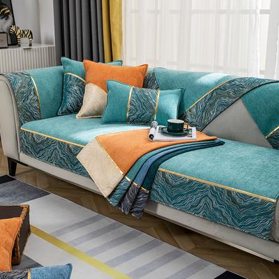 New Chenier Sofa Cushion, Universal In All Seasons, Non-Slip, Solid Color, Modern Light Luxury Fabric Sofa Towel Cover Throw Pillow