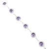 Natural Iolite Gemstone 925 Sterling Silver Jewelry Handmade Bracelet For Women RB-13-2