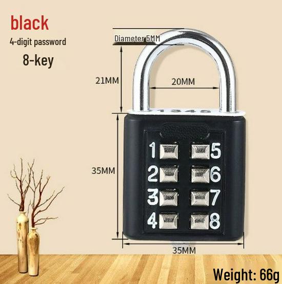 Newcomer Offer: Waterproof Anti-theft Padlock for Gym, Outdoor, Dorm, Cabinet & Door