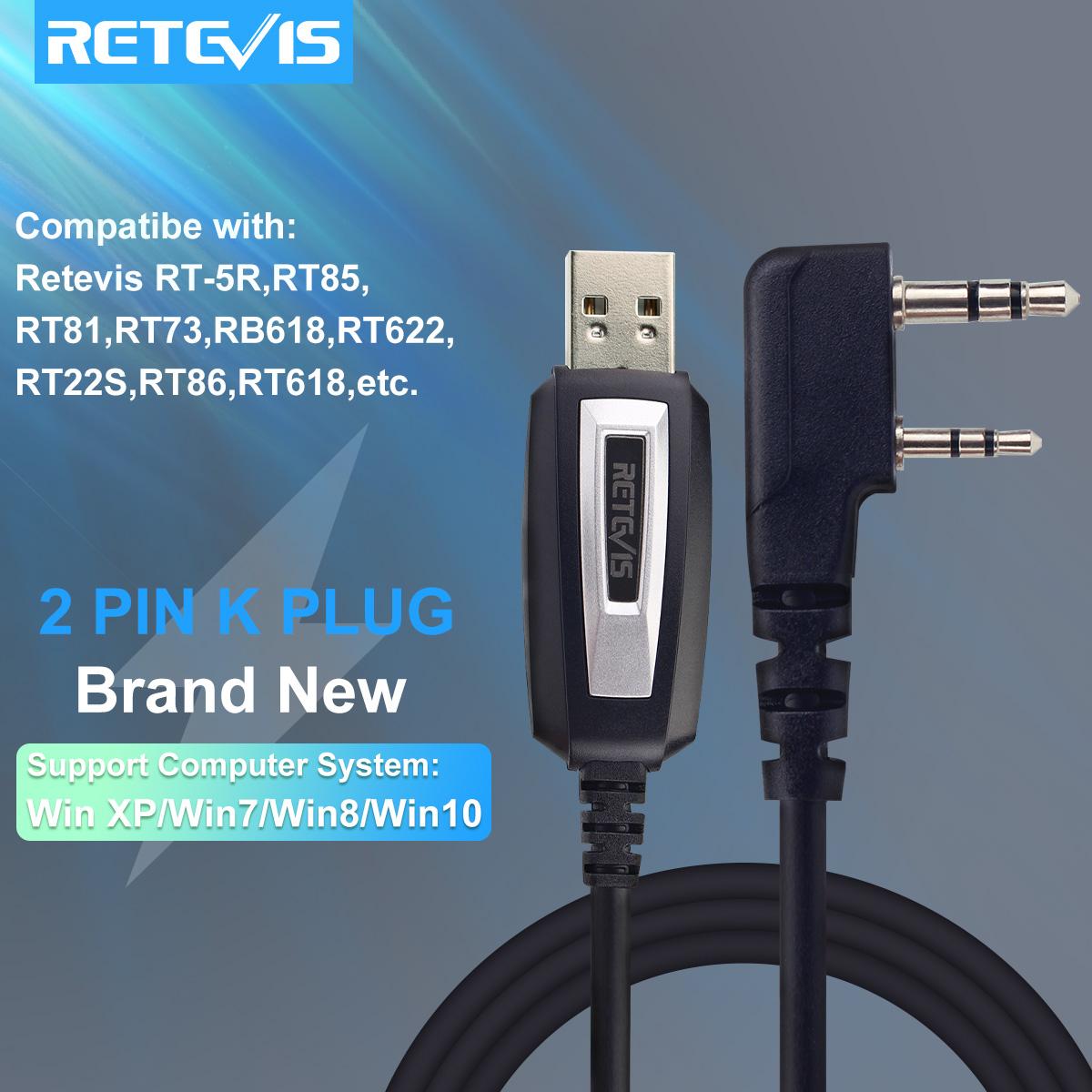 

Двухконтактный USB-кабель для программирования рации для Kenwood UV-5r Uv-82 H777 Rt22 Rt15 Rt81 для системы Win Xp/7/8