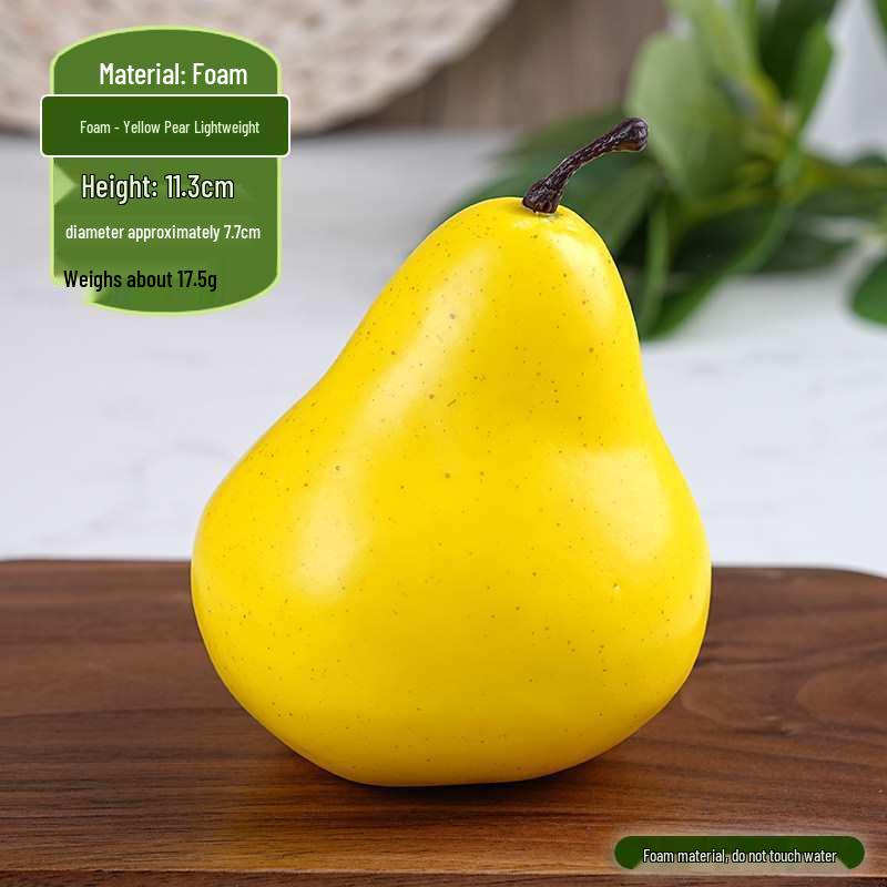 Foam Fruit Model Set: Educational Toy & Display with Plastic Apples, Bananas, Grapes for Kids