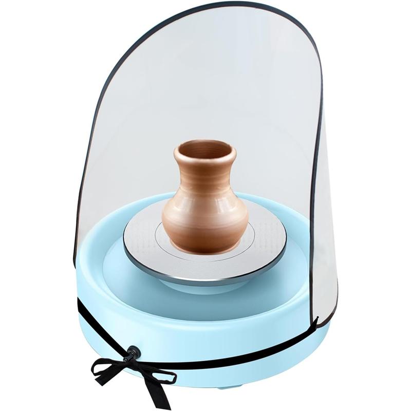M-Modern-White 14  High Clay Screen For Pottery Tool For-Spinning Clay On For Pottery Wheel Forming Splash Protection Shield