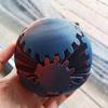 3D Printed Gear Ball Toy Stress Anxiety Relief Spin Ball Cube Plastic Travel Portable Gear Ball Sensory Fidget Toy Kids Adults Gift