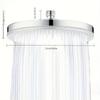 High Pressure Top Rain Shower Heads 6 Modes Rainfall Shower Head Bathroom Shower Faucet Accessories With Filter