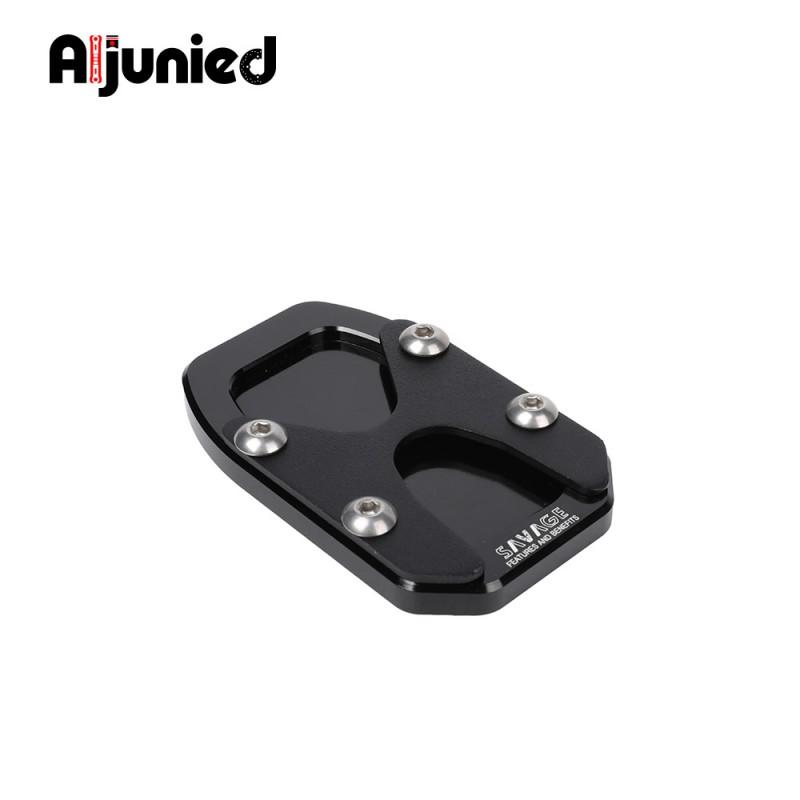 Aluminum Side Stand Base Plate Yamaha Tracer 9 GT MT-09 SP MT07 Tracer700 Black Single Mount Chassis Upgrade