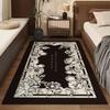 Bedroom Carpet Easy To Maintain Chinese Classical Style Dirt Resistant Carpet Household Bedside Carpet