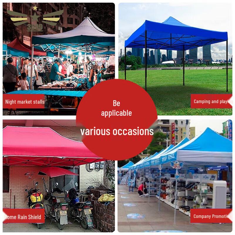 Outdoor Heavy-Duty Folding Sun & Rain Canopy