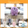 Adorable Monster Plush Keychain Super Soft Short Plush Filled With Pp Cotton In Various Colors