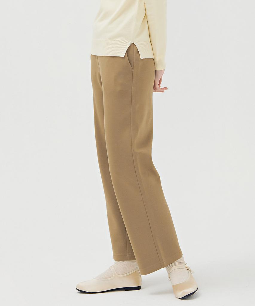 CHASECULT Women'S Brushed Elastic Waist Wide Pants-Bfrg2254D0X