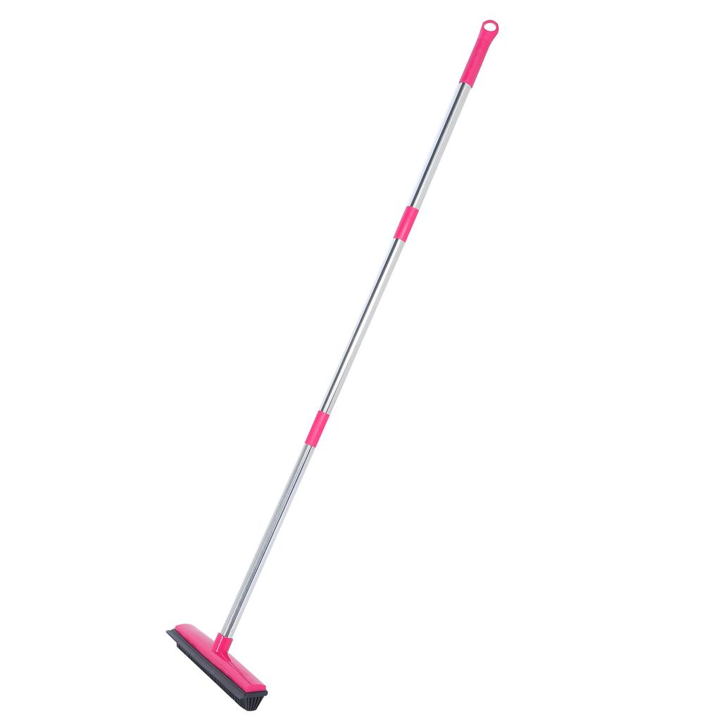 Multifunction Telescopic Floor Carpet Broom Pet Hair Dust Removal Cleaner Sweeper Cleaning