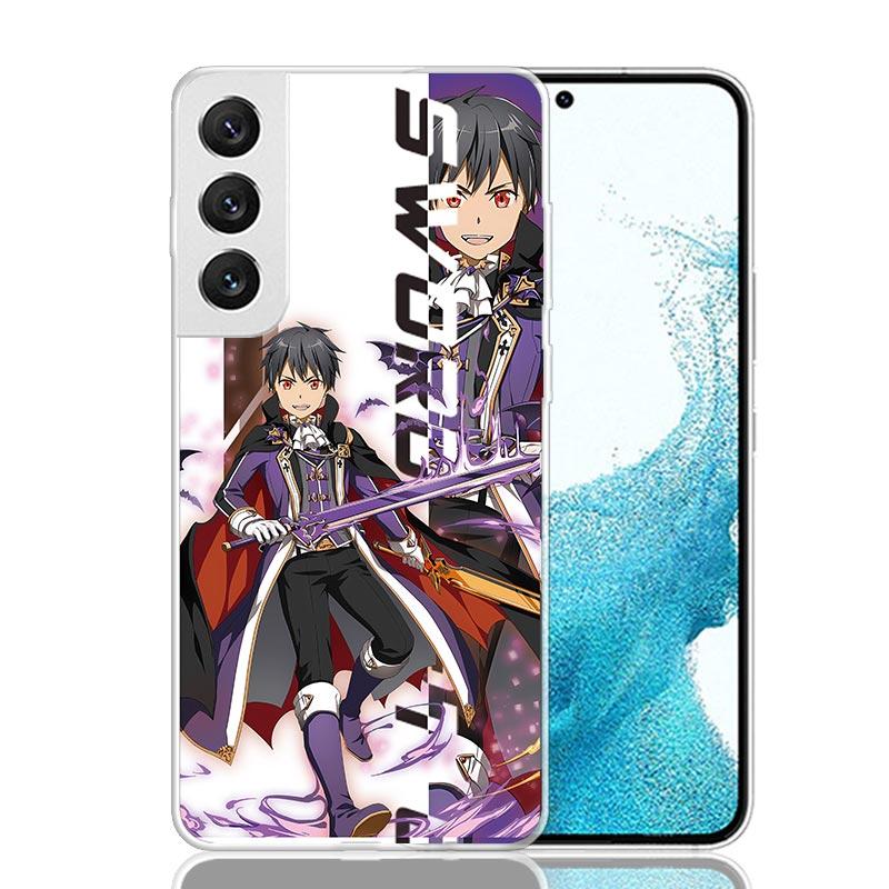 Anime Sword Art Online SAO Phone Case For Samsung Galaxy S26 Ultra S23 S24 S25 Edge S20 FE S21 S22 Plus Soft Print Shell Cover F