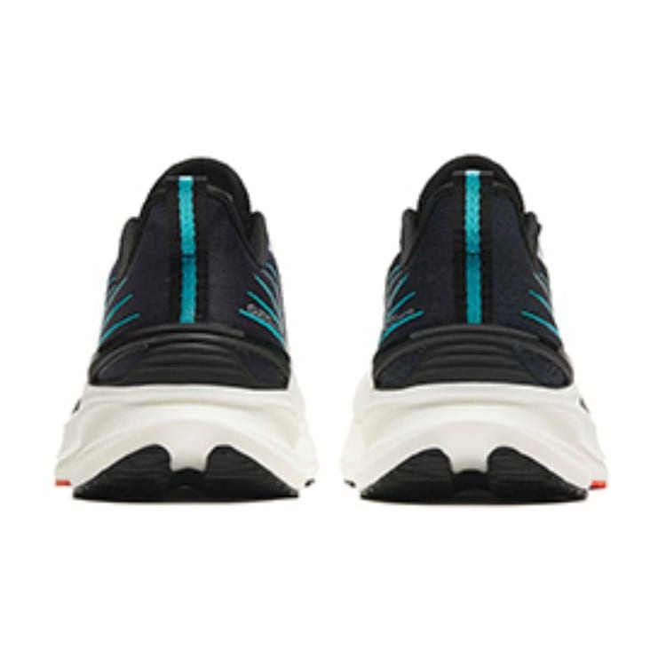 Anta Running Collection Slip Resistant Abrasion Resistant Low top Running Shoes Men's White Black Cyan 112425585-3