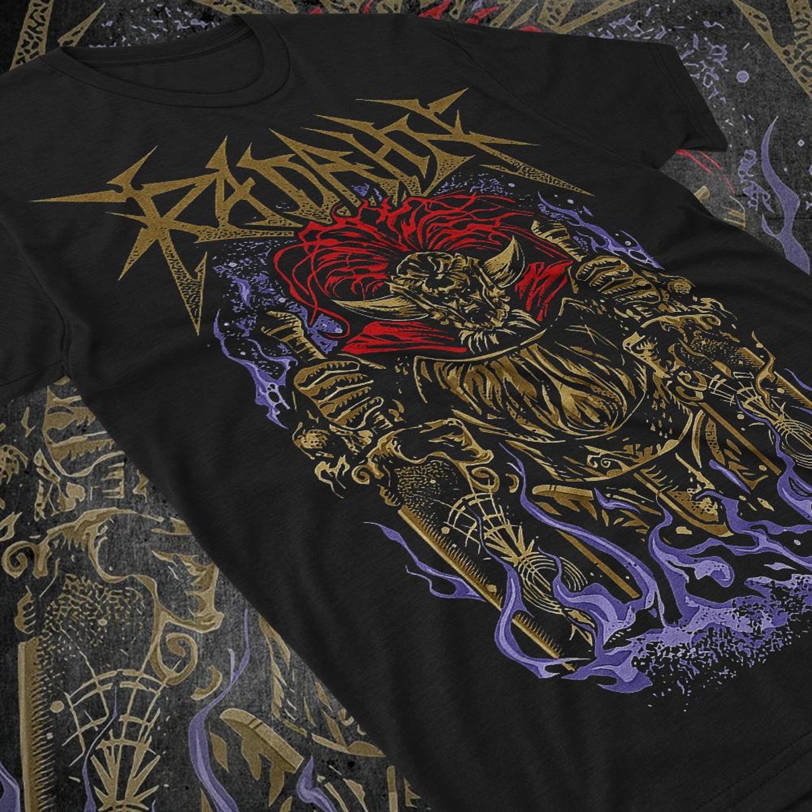 Unisex Elden Shirt Radahn Graphic Tee, Festival Shirt, Demon Tee, Soulsborne T shirt XL