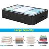 Non-Woven Underbed Quilt Storage Bag Organizer Wardrobe Clothes Dust Moisture-Proof Finishing Bag Foldable Storage Box 100X50X18