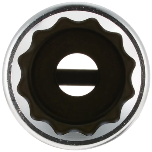 TOP Industrial (TOP) Scaffolding Socket for Impact Wrenches, 17mm Flats, 12-Point Design, 12.7mm Drive, Construction Tools, Carpentry Tools, ESS-17CP,