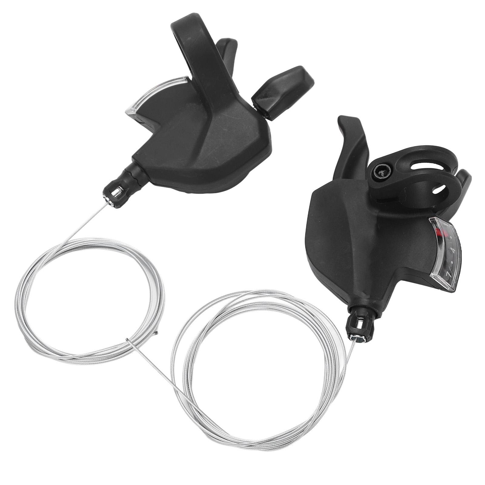 LeBycle 3x7 21 Mountain Bike Shifter Left 3 Speed Front Shift Lever Right 7 Speed Rear Shift Lever Set