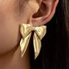 Leopard Print Vintage Bow Stud Earrings – 2025 New Advanced Charm
