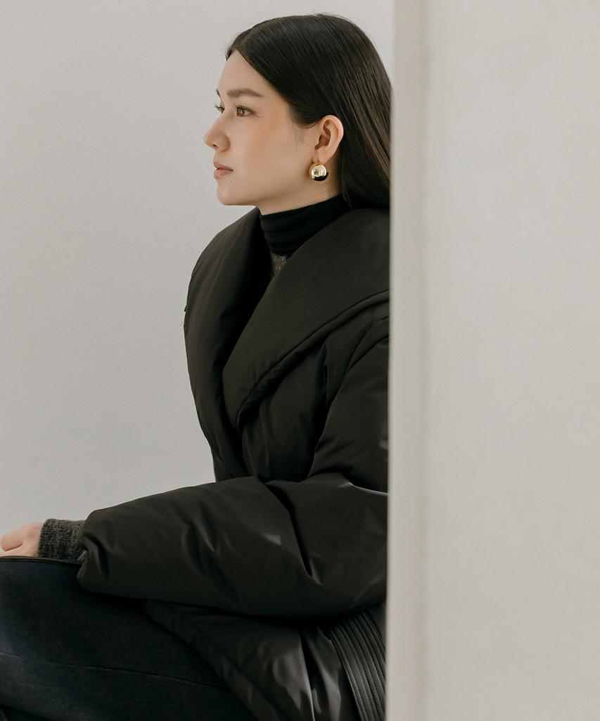 Meibeoyu Lenna Wool Turtleneck T-Shirt _ Black