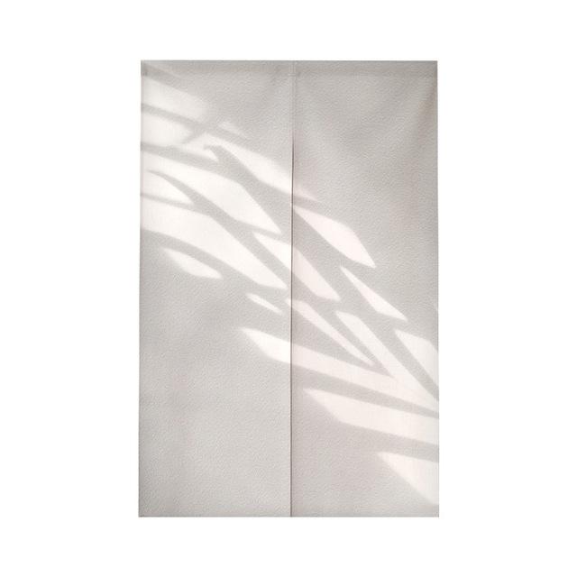 Nordic Ins Plant Shadow Polyester Door Curtain Bedroom Kitchen Fume-proof Breathable Partition Curtain Hotel Room Door Curtain