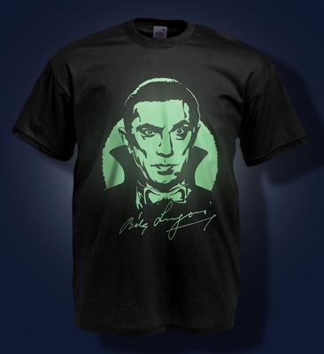 Koszulka na Halloween - Świecąca w ciemności - BELA LUGOSI - Dracula - Vintage Horror