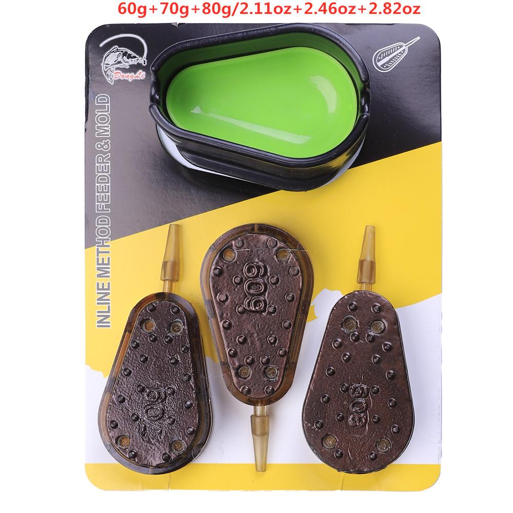 

FTK Приманка для коропа 30-80 г різної ваги Клітка Мікс Безкоштовно 1 шт. Форма Металева годівниця Грузило Аксесуари для штучної приманки 30+40+50