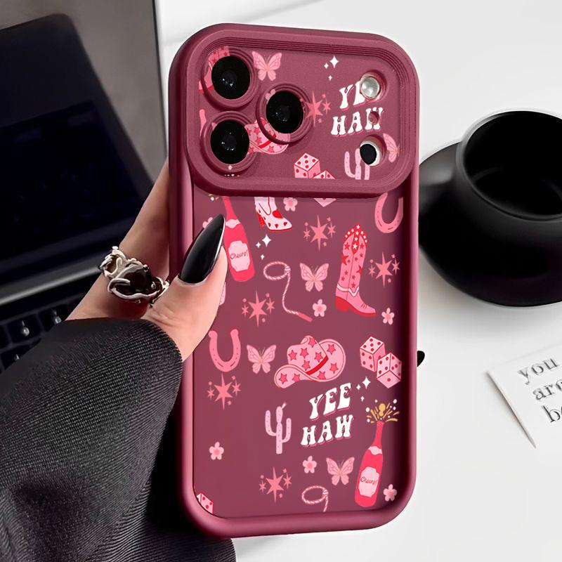 Cute Cartoon Pattern Phone Case For iPhone Air 17 16 15 14 13 12 Pro Max 17 Pro 11 16e Silicone Soft  TPU Shockproof Cover