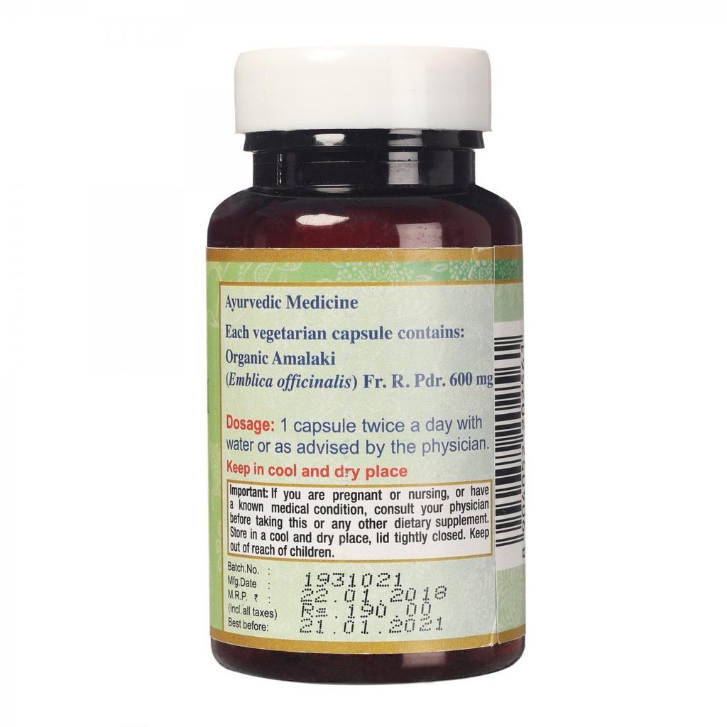 Amalaki (60 Caps, 600 Mg), Organic Amalaki Maharishi Ayurveda
