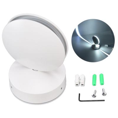 Wandleuchte LED 360 Grad 10W Weiches Helles Weißes Licht Aluminiumgehäuse Hitzebeständigkeit Einfache Installation