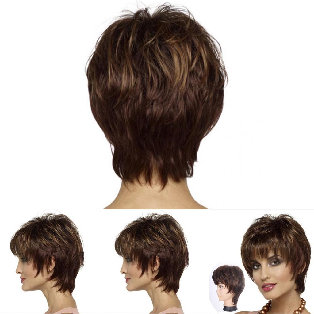 Short Curly Wig With Hightemperature Silk For Fashionable African Style For Women